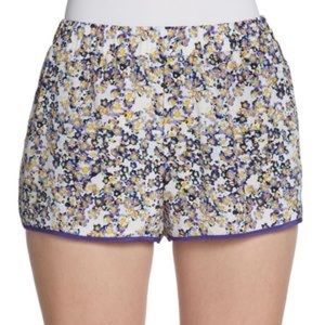 Patterson J. Kincaid PJK Purple 100% Silk Shorts